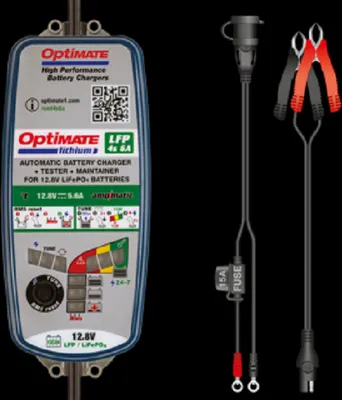 Obrázok produktu pre OptiMATE Lithium 4S 6A 10-stupňová nabíjačka, 12,8V/13,2V, 6A Lithium