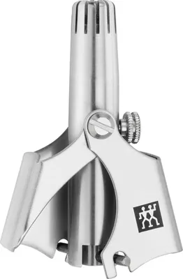 Produktbild von ZWILLING Nasen und Ohrenhaartrimmer (Sichere Haarentfernung, innenliegende Schneiden, Inklusive Reinigungspinsel), Premium, Silber, 50 mm