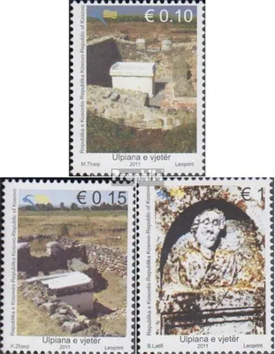 Produktbild von Briefmarken Kosovo 2011 Mi 193-195 (kompl.Ausg.) gestempelt Archäologie