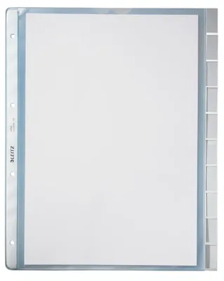 Immagine prodotto di Custodie trasparenti Leitz 4754 per brochure, formato A4, con linguette segnalibro