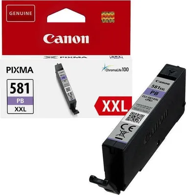 Produktbild von Canon CLI-581 XXL Fotoblau Tintentank, 11,7 ml, 282 Seiten