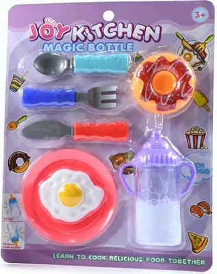 Produktbild von Puppenzubehör Set Magische Milchflasche & Geschirr Fütterset für Puppen Spielzeug