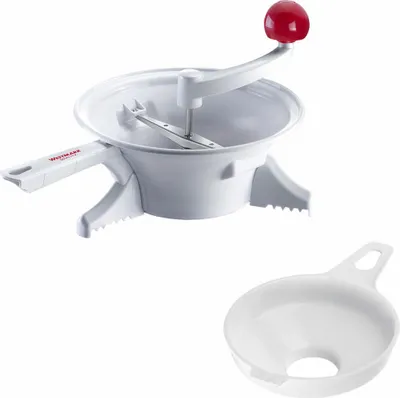 Produktbild von Set Passiermaschine, ø 23 cm + Einmachtrichter, weiß, PP,1 x 11962260 Passiermas