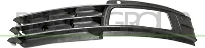 Produktbild von PRASCO Lüftungsgitter Grill Stoßfänger für AUDI A6 Avant (4F5, C6) mit Loch/Löchern für Nebellampen Schwarz