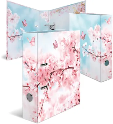 Produktbild von HERMA 19556 HERMA Herma Ordner Cherry Blossom Motivordner 7,0 cm DIN A4