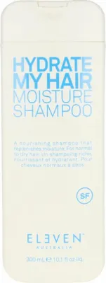 Produktbild von ELEVEN Australia Hydrate My Hair, 300 ml, Shampoo, Nicht-professionell, Feuchtigkeitsspendend, Flasche, Water (Aqua) (Eau), Sodium Lauroyl Methyl Isethionate, Cocamidopropyl Betaine, Glycol Stearate SE,...