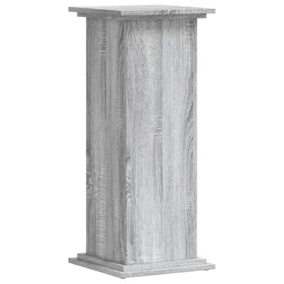 Obrázek produktu pro vidaXL Stojan na rostliny Grey Sonoma 33x33x80 cm Materiál na bázi dřeva