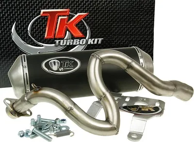 Produktbild von TurboKit Auspuff GMax 4T mit Zulassung kompatibel mit Honda Forza (-07), Foresight 250