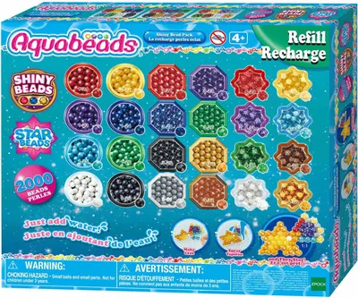 Image de Paquet de perles brillantes Aquabeads