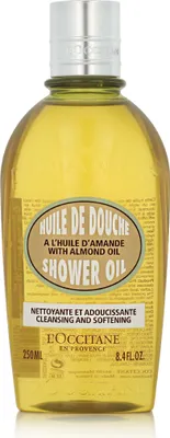 Zdjęcie produktu dla L'Occitane Almond, Olejek pod prysznic, 250 ml, Dorośli, Unisex, Ciało, Skóra sucha, Skóra uniwersalna
