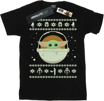Produktbild von Star Wars - "The Mandalorian The Child" T-Shirt für Herren BI47108 (S) (Schwarz)