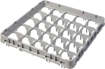 Image de Support Korb CAMBRO pour panier en verre, dimensions : L 500 mm, l 500 mm, H 51 mm, hauteur utile 41 mm, 25 compartiments
