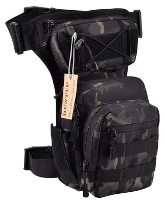 Obrázok produktu pre Taktická bedrová brašňa MOLLE, pánska, vodeodolná, 24x34x13 cm, kamufláž