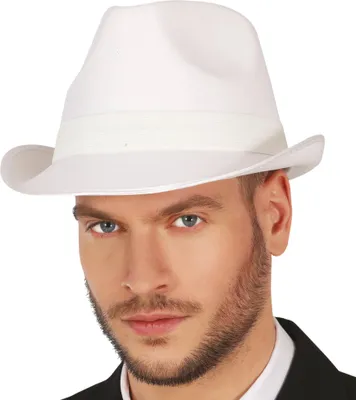 Produktbild von AL Capone Weißer Gangster-Mafioso-Hut