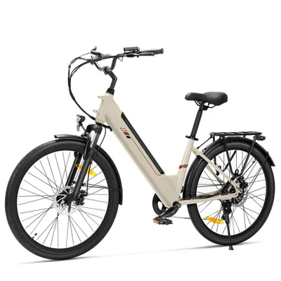 Produktbild von Touroll J2 ST E-Bike 26 Zoll, 250W Motor, 45Nm Drehmoment, 100km Reichweite, Tiefeinsteiger, Shimano 7-Gang, LED Display