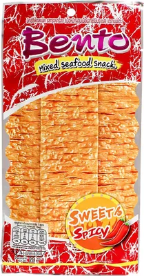 Produktbild von Bento Mix Meeresfrüchte Snack Sweet & Spicy Geschmack 20g (rot)