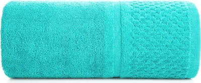 Zdjęcie produktu dla Eurofirany 381760, 70 x 140 cm, Bawełna, Turkusowy, 1 szt.