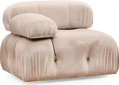Produktbild von Hanah Home, Bubble- ARE1408, Sahne, Schlafsofas, Rahmen: Buchenholz / Spanplatte