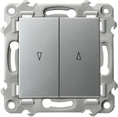 Produktbild von Schalter SZAFIR Silber Ospel