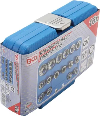 Zdjęcie produktu dla BGS Klucze nasadowe 12-kątne 12,5 (1/2) 8-24 mm 16 szt - 2226