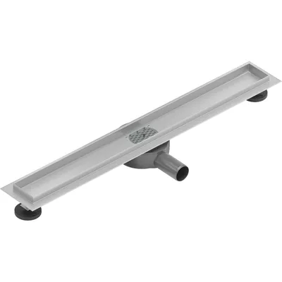 Obrázok produktu pre Mexen Flat 360 teleso odtokového sprchového žľabu s otočným sifónom 60 cm, chrómová - 1040060