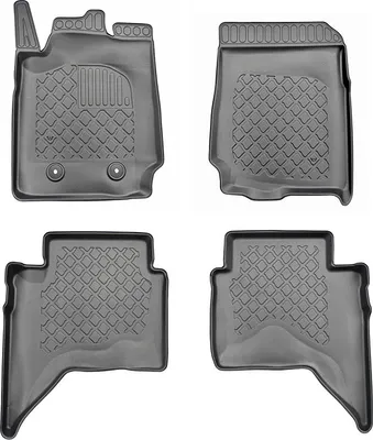 Produktbild von Z441258 TPE-Gummifußmatten kompatibel mit Ford Ranger pick-up double cab T6 PX1 2012-11.2015