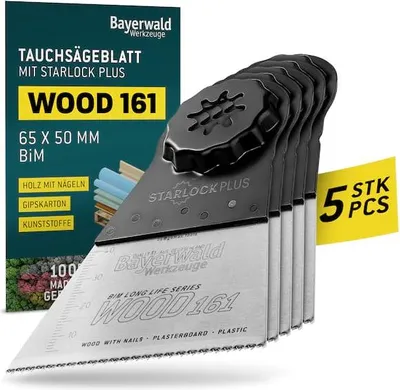 Produktbild von 5x Bayerwald SLP BiM Tauchsägeblatt 65x50mm
