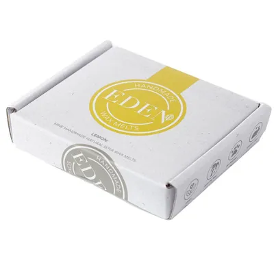 Produktbild von Set von 9 handgemachte Soja Wachs schmilzt - Eden Zitrone