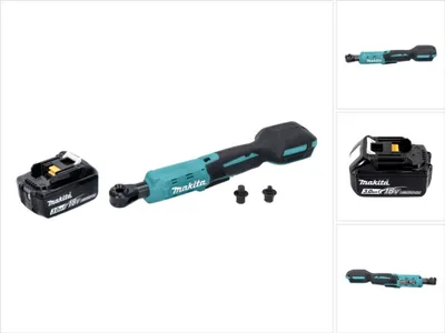 Produktbild von Makita DWR 180 F1 Akku Ratschenschrauber 18 V 47,5 Nm 1/4" 3/8" + 1x Akku 3,0 Ah - ohne Ladegerät