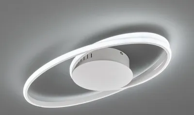 Zdjęcie produktu dla FHL easy LED Design Lampy sufitowe YADE w kolorze matowej bieli 54x32 cm
