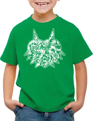 Produktbild von style3 Majoras Mask Kinder T-Shirt n64 link lite
