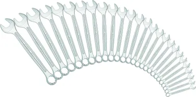 Produktbild von Usag 285 SE26, 6,7,8,9,10,11,12,13,14,15,16,17,18,19,20,21,22,23,24,25,26,28,29,30,32 mm, Metallisch, Stahl, 15°, 4,9 kg, 26 Stück(e)
