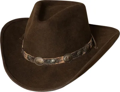 Produktbild von Westernhut Cowboy Biker Wollhut »EL DORADO« Braun