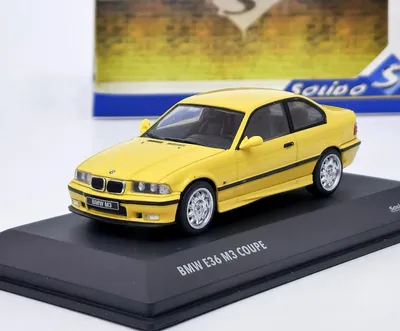 Image de BMW M3 Coupé 1999 jaune SOLIDO 1:43