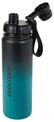 Immagine prodotto di coocazoo bottiglia d' acqua Isolated Stainless Steel Drinking Bottle Gradient Teal blu