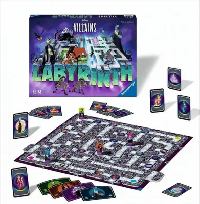 Produktbild von Ravensburger 27271 - Villains Labyrinth - Familienspiel für 2-4 Spieler ab 7 Jahren