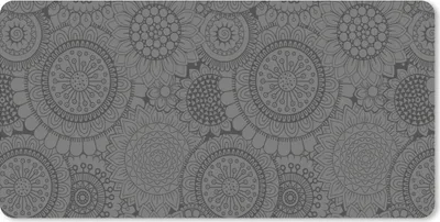 Produktbild von MuchoWow® Mauspad Mousepad Design - Bohème - Sonnenblume 60x30 cm - Mousepads - Maus Mat - Pad - Mausunterlage - Nachhaltig