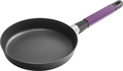 Obrázek produktu pro Plochá pánev Squality, fialová, 24 cm⌀, výška 5 cm, objem 1,0 l, ergo rukojeť, INDUKCE