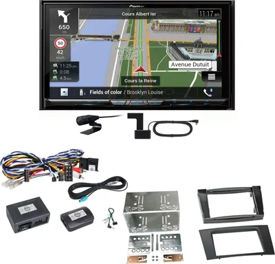 Produktbild von Pioneer AVIC-Z930DAB Navigation Bluetooth Einbauset für Mercedes W211 CLS W219