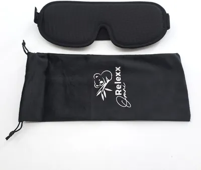 Productafbeelding van OMNIRELEXX Slaapmasker, ademend, 3D slaapbril, oogmasker voor dames en heren, voor ontspanning