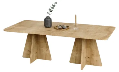 Produktbild von Ottana - Couchtisch, 120x60x40h cm Braun Eiche, Rechteckige Form