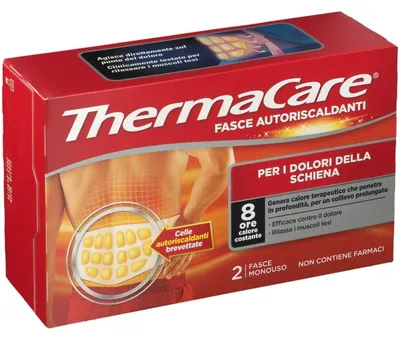 Imagen del producto de Fascia Termocalentadora Para La Espalda Thermacare, 2 Unidades