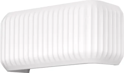 Productafbeelding van OSRAM Decor Plaster Routes: Decoratieve wandlamp van gips, 330 mm, 2 lichtpunten, met E27 fitting, IP20, wit