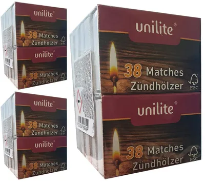 Obrázok produktu pre Zápalky 380 drevených zápaliek 10 škatúľ (3 balenia)