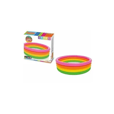 Image de Piscine gonflable 4 chambres 168x46cm en boîte