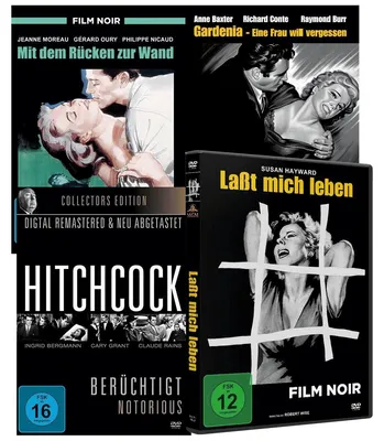 Produktbild von Klassiker des Film Noir, Paket. 4 DVDs.