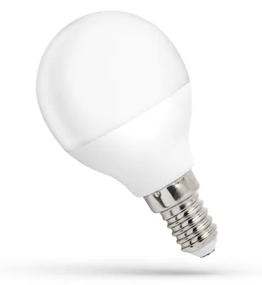 Obrázek produktu pro Spektrum LED E14 G45 tvar kapky 4W = 29W 160° žárovka 320lm 230V Teplá bílá 3000K