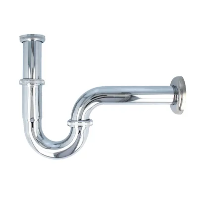 Produktbild von tecuro Röhrengeruchsverschluss Siphon Traps für Waschbecken - Edelstahl/Messing verchromt