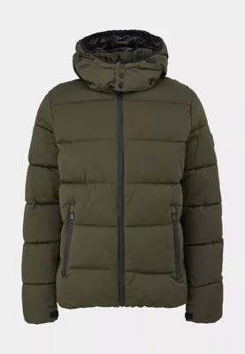 Produktbild von 28140 S. Oliver, ,  Herren Winterjacke Parka Steppjacke Anorak, warm wattierte Steppjacke, olive, XL
