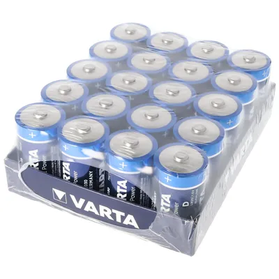 Produktbild von Varta Longlife Power ehem. High Energy Mono D Batterien 4920 im 20er Pack lose in Folie